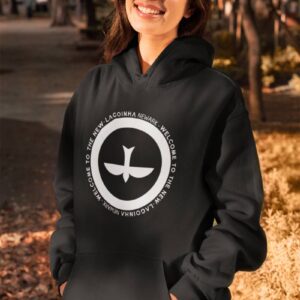 Lagoinha Newark: Welcome to the New Front Circle Logo - Unisex Hoodie